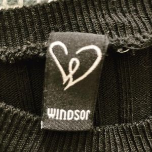 2/$20 black long sleeve body con dress